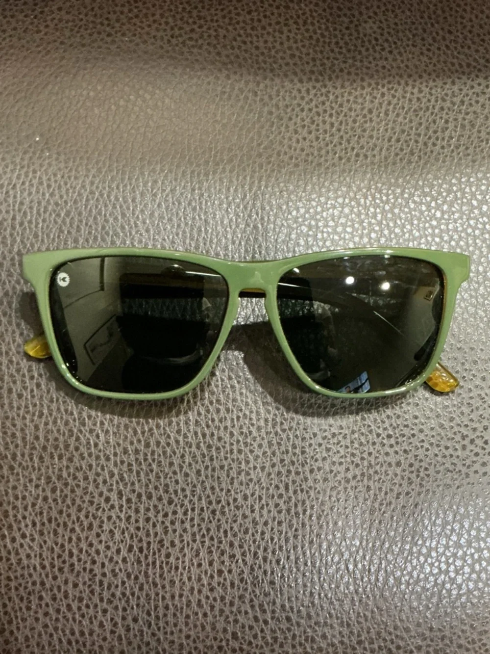 Knockaround Olive Green/Gold Wayfarer Sunglasses